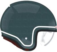Bell TX501 Classic Jet Helmet, white-green-blue, size L for Men