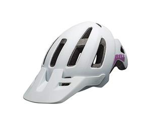 BELL Unisex Youth Nomad Junior Children's Bicycle Helmet, Matte White/Purple, Standard Size