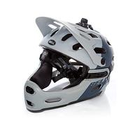 BELL Unisex's Super 3R MIPS MTB Helmet, Downdraft Matte Grey, Large/58-62 cm