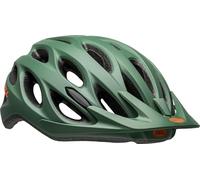 Bell Youth Unisex Sport Helmet, Dark Green, Recreation, In-Mold Polycarbonate, ErgoDial Adjustment, Removable Visor
