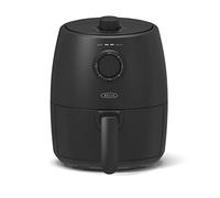 BELLA 2 L Manual Air Fryer Oven and 5-in-1 Multicooker with Removable Nonstick and Dishwasher Safe Crisping Tray and Basket, 1200 Watt Heating System, Matte Black