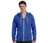 Bella 3739 Unisex Poly-Cotton Fleece Full-Zip Hoodie - True Royal - XL (US)