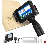 BELLA·BAYS Handheld Inkjet Printer, Printer Gun with 42ml Fast-Drying Ink Cartridge, Date Printers for Date Coder, QRcode, Barcode, Batch Number, Text, Logo(Printing Height: 2-12.7mm)