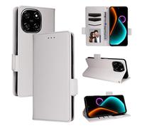 BELLA BEAR Blackview Color 6 Phone Case, Wallet with Magnetic, Kickstand Function, Shockproof Protective Case for Blackview Color 6-White