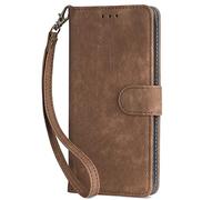 BELLA BEAR Blackview Wave 9C Case [RFID Blocking] [Card Holder] [Kickstand Function] Case for Blackview Wave 9C-Brown