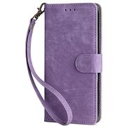 BELLA BEAR Blackview Wave 9C Case [RFID Blocking] [Card Holder] [Kickstand Function] Case for Blackview Wave 9C-Purple