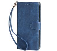 BELLA BEAR Blackview Wave 9C Case [RFID Blocking] [Card Holder] [Kickstand Function] Case for Blackview Wave 9C-Blue
