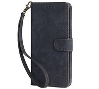 BELLA BEAR Blackview Wave 9C Case [RFID Blocking] [Card Holder] [Kickstand Function] Case for Blackview Wave 9C-Black