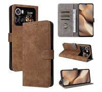 BELLA BEAR Cubot X100 Case [RFID Blocking] [Card Holder] [Kickstand Function] Case for Cubot X100-Brown