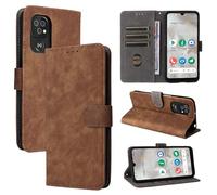 BELLA BEAR Doro 8100/Doro 8200 Case, [RFID Blocking] Doro 8100/Doro 8200 Wallet Case, with [Card Holder][Kickstand Function], Case for Doro 8100/Doro 8200-Brown