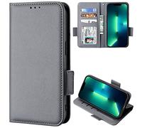 BELLA BEAR Doro 8100/Doro 8200 Phone Case, Magnetic Flip Leather Wallet Case, Kickstand Case, Shockproof Protective Case for Doro 8100/Doro 8200-Gray