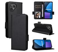 BELLA BEAR Fairphone 5 5G Phone Case, Magnetic Flip Leather Wallet Case, Kickstand Case, Shockproof Protective Case for Fairphone 5 5G-Black