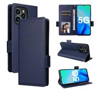 BELLA BEAR Fossibot S1 5G Phone Case, Magnetic Flip Leather Wallet Case, Kickstand Case, Shockproof Protective Case for Fossibot S1 5G-DBlue