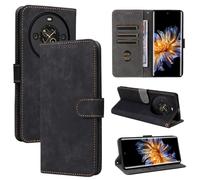 BELLA BEAR Fossibot S3 Pro Case, [RFID Blocking] Fossibot S3 Pro Wallet Case, with [Card Holder][Kickstand Function], Case for Fossibot S3 Pro-Black