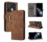 BELLA BEAR Infinix GT 20 Pro 5G Case, [RFID Blocking] Infinix GT 20 Pro 5G Wallet Case, with [Card Holder][Kickstand Function], Case for Infinix GT 20 Pro 5G-Brown
