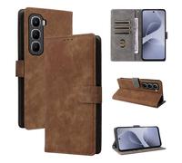 BELLA BEAR Infinix Hot 60 5G/Hot 60i 4G Case, [RFID Blocking] Infinix Hot 60 5G/Hot 60i 4G Wallet Case, with [Card Holder][Kickstand Function], Case for Infinix Hot 60 5G/Hot 60i 4G-Brown