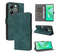 BELLA BEAR Infinix Smart 8 Case, [RFID Blocking] Infinix Smart 8 Wallet Case, with [Card Holder][Kickstand Function], Case for Infinix Smart 8-Green