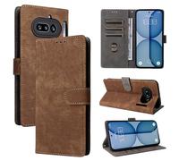 BELLA BEAR Nothing Phone 4A Case [RFID Blocking] [Card Holder] [Kickstand Function] Case for Nothing Phone 4A-Brown