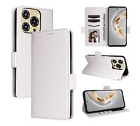 BELLA BEAR Oukitel C69 Phone Case, Magnetic Flip Leather Wallet Case, Kickstand Case, Shockproof Protective Case for Oukitel C69-White