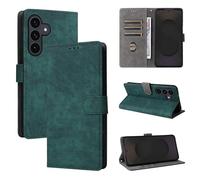 BELLA BEAR Samsung Galaxy S25 FE Case, [RFID Blocking] Samsung Galaxy S25 FE Wallet Case, with [Card Holder][Kickstand Function], Case for Samsung Galaxy S25 FE-Green