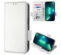 BELLA BEAR Tecno Spark 40C 4G Phone Case, Magnetic Flip Leather Wallet Case, Kickstand Case, Shockproof Protective Case for Tecno Spark 40C 4G-White