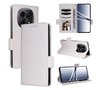 BELLA BEAR Xiaomi Poco M8 5G Phone Case, Wallet with Magnetic, Kickstand Function, Shockproof Protective Case for Xiaomi Poco M8 5G-White