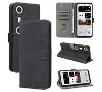 BELLA BEAR XReal Beam Pro Case, [RFID Blocking] XReal Beam Pro Wallet Case, with [Card Holder][Kickstand Function], Case for XReal Beam Pro-Black