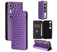 BELLA BEAR XReal Beam Pro Phone Case, Magnetic Flip Leather Wallet Case, Kickstand Case, Shockproof Protective Case for XReal Beam Pro-Purple