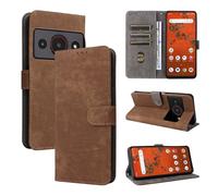 BELLA BEAR ZTE Blade A75 Pro 5G Case [RFID Blocking] [Card Holder] [Kickstand Function] Case for ZTE Blade A75 Pro 5G-Brown