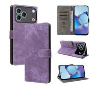 BELLA BEAR ZTE Blade V80 Design/Blade V80 Vita/Nubia V80 Design Case [RFID Blocking] [Card Holder] [Kickstand Function]-Purple