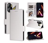 BELLA BEAR ZTE Nubia Neo 3 5G Phone Case, Magnetic Flip Leather Wallet Case, Kickstand Case, Shockproof Protective Case for ZTE Nubia Neo 3 5G-White