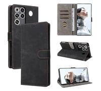 BELLA BEAR ZTE Nubia Red Magic 11 Pro/11 Pro Plus Case [RFID Blocking] [Kickstand Function] Case for ZTE Nubia Red Magic 11 Pro/11 Pro Plus-Black