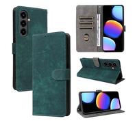 BELLA BEAR ZTE Nubia V80 Max Case [RFID Blocking] [Card Holder] [Kickstand Function] Case for ZTE Nubia V80 Max-Green