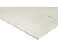 Bella Bianche Compact Laminate Worktop | 12mm Thick & Solid White Core | Marble Effect Kitchen Worktop | Length 1M - 4.2M | Compact Solid Laminate (2M x 645mm x 12mm)