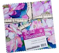 Bella Blossoms Charm Square 42 5-inch Squares Charm Pack Robert Kaufman Fabrics CHS-1298-42