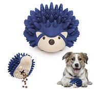 Bella Boo Pets Interactive Dog Toy for Strong Chewers - Freddy The Hedgehog Blue All-in-One Treat Ball + Food Dispensing Slow Feeder Dog IQ Puzzle + Dog Crate Toy for Medium and Large Breed Dogs