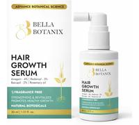 Bella Botanix Hair Growth Serum | 3% Redensyl + 4% Anagain + 2% Baicapil + Rosemary, Biotin | Hair Fall Control, Fragrance Free, Support Hair Gworth for Men & Women, 30 ml
