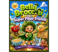 Bella Broccoli and the Super Fiber Friends: A Fun Coloring and Activity Book That Teaches Kids About Fiber, Healthy Eating, and Happy Tummies