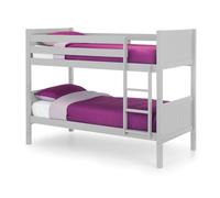 Julian Bowen Bella Dove Grey Bunk Bed - Size: Single - Wilko