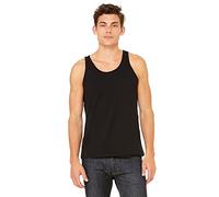 Bella Canvas 3480 Unisex Jersey Tank Top Black Large