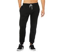 Bella Canvas 3727 Unisex Sponge Fleece Jogger Sweatpants-Black-XS