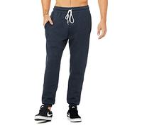 Bella Canvas 3727 Unisex Sponge Fleece Jogger Sweatpants-Heather Navy-M