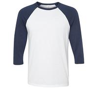 Bella Canvas Adult 3/4 Sleeve Blended Baseball Tee