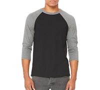 Bella Canvas Adult 3/4 Sleeve Blended Baseball Tee