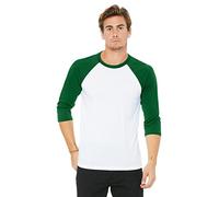 Bella + Canvas Adult 3/4 Sleeve Blended Baseball Tee