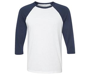 Bella Canvas Adult 3/4 Sleeve Blended Baseball Tee