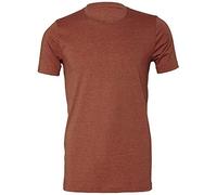 Bella + Canvas Adults Unisex Heather CVC Short Sleeve T-Shirt (XL) (Heather Clay)