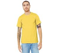 Bella Canvas Adults Unisex Heather CVC T-Shirt (L) (Heather Yellow Gold)