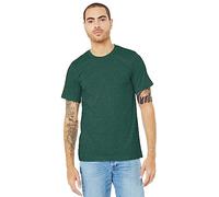 Bella Canvas Adults Unisex Heather CVC T-Shirt (M) (Heather Forest Green)