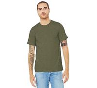 Bella Canvas Adults Unisex Heather CVC T-Shirt (XL) (Heather Olive Green)